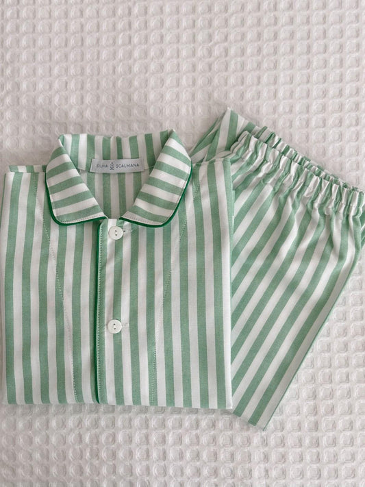 COMPLETO BIMBO TAGLIATELLA VERDE COBFTAG VERVER SILVIA SCALMANA 