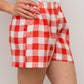 SHORTS LINO QUADRONE CORALLO SHDIQDR COR SILVIA SCALMANA 