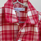 TUTINA BEBE' IN FLANELLA SCOZZESE ROSSO TBFLSCOZZ ROSSO SILVIA SCALMANA 