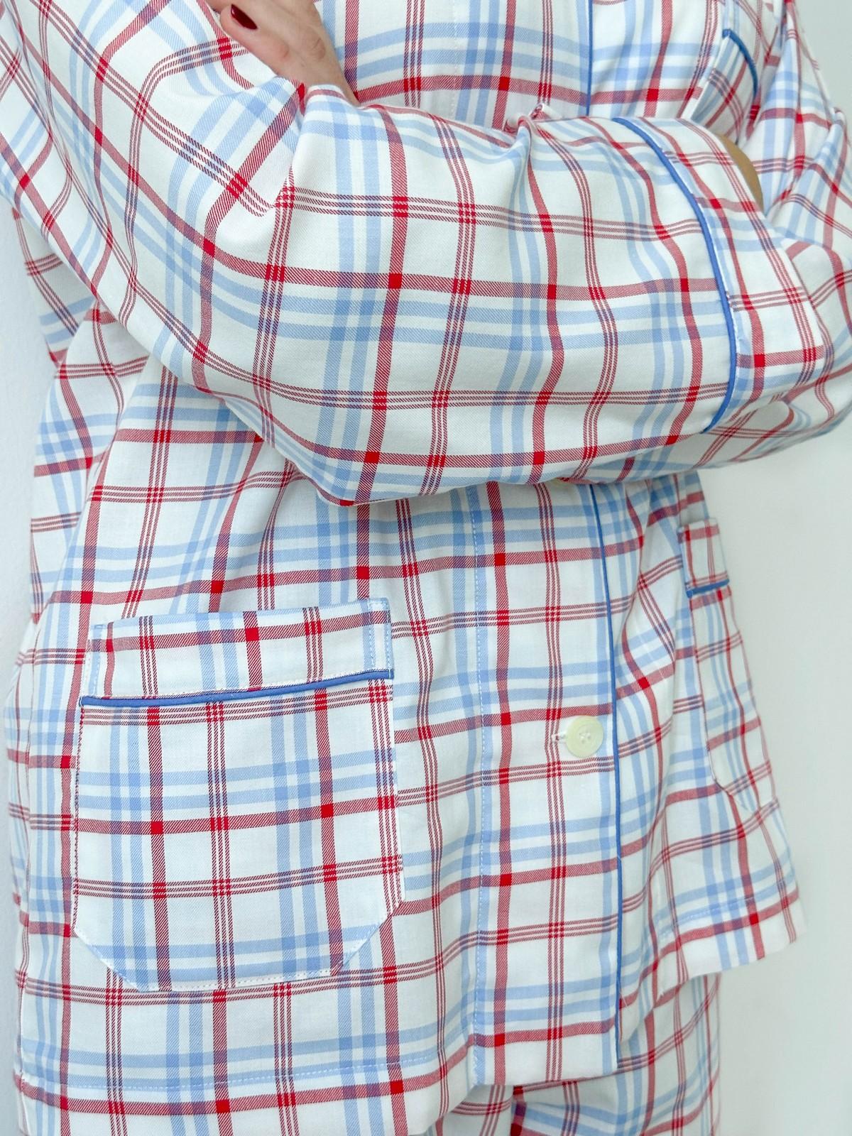 COMPLETO DONNA SCOZZESE AZZURRO/ROSSO CODFSCO AZZAZO SILVIA SCALMANA 