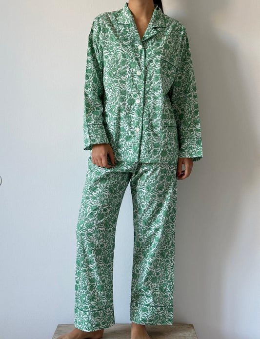 PIGIAMA LIBERTY DONNA "SAMBOURNE" VERDE CODL SAMBOURNEVERDE SILVIA SCALMANA 