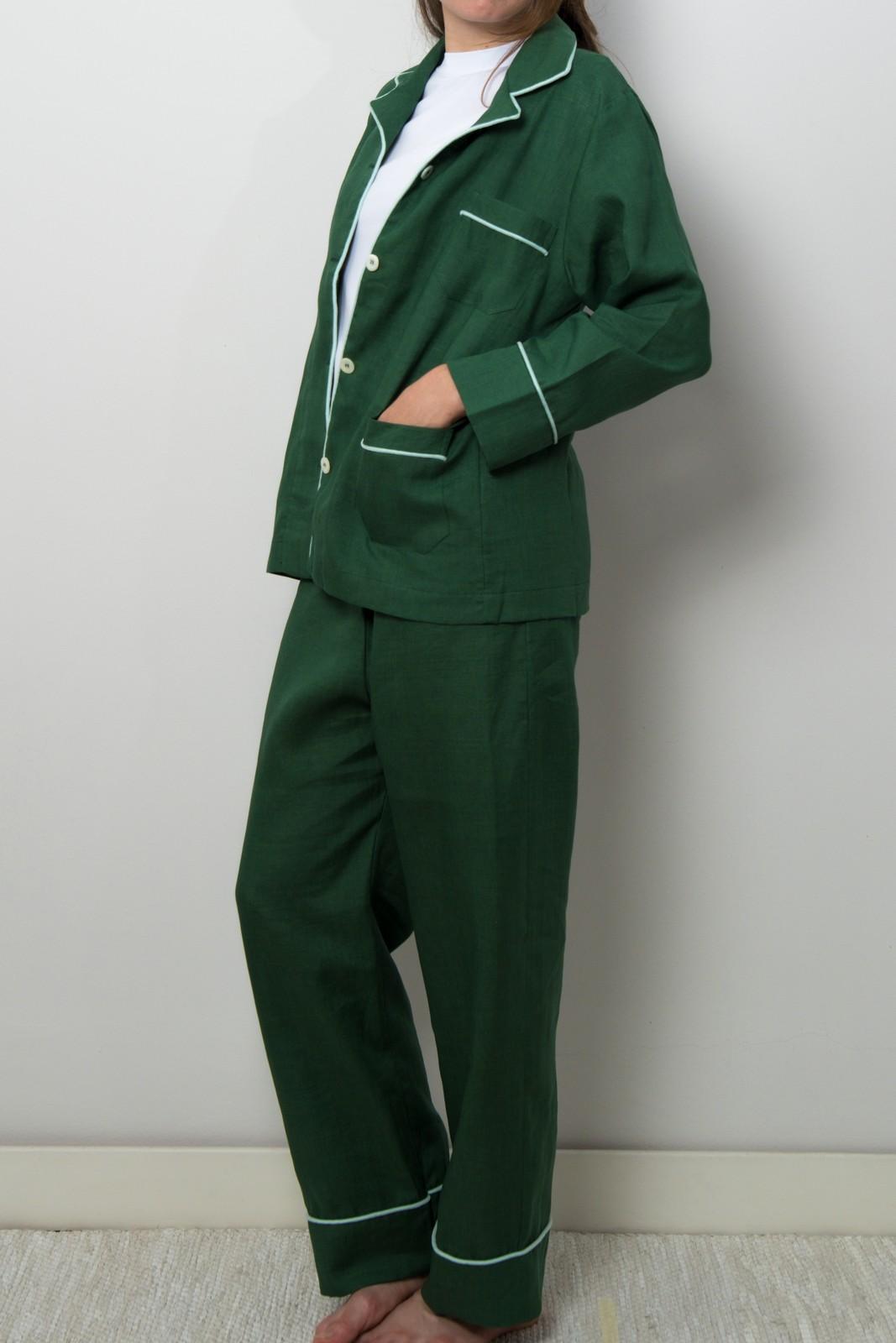 COMPLETO DONNA LINO UNITO VERDONE PROFILO VERDE CODIUNI VERVER SILVIA SCALMANA 