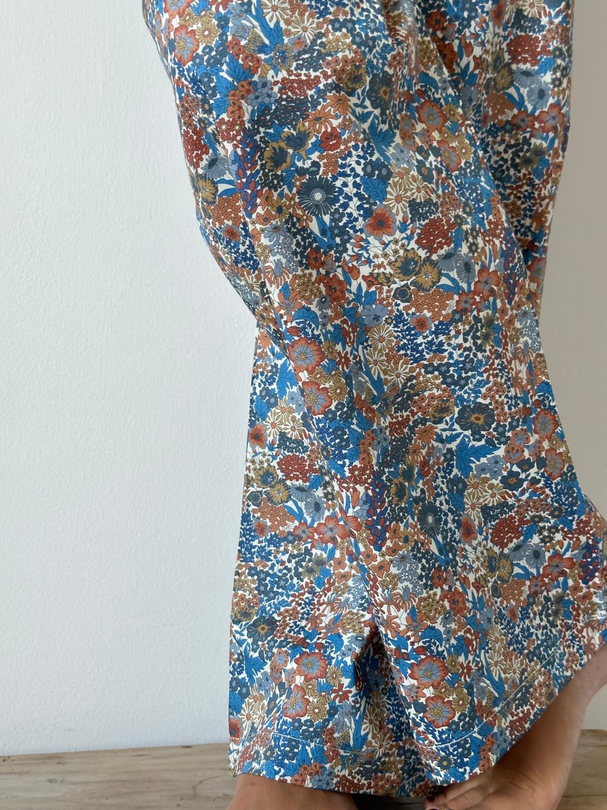 PANTALONI LIBERTY DONNA "MARGARET ANNIE" MARRONE PADL MARGARETANNIEMARRONE SILVIA SCALMANA 