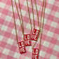 COLLANINA LOVE ROSSO COLLANA LOVEROSSO SILVIA SCALMANA 
