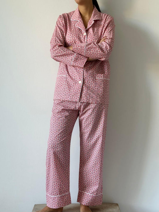 PIGIAMA LIBERTY DONNA "INEZ MIO" ROSA CODL INEZMIOROSA SILVIA SCALMANA 