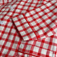 RED FLANNEL PYJAMAS WITH WINDOW FOR CHILDREN