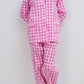 COMPLETO DONNA QUADRONE FRAGOLA PROFILO LAMPONE CODPQDR FRGLAM SILVIA SCALMANA 