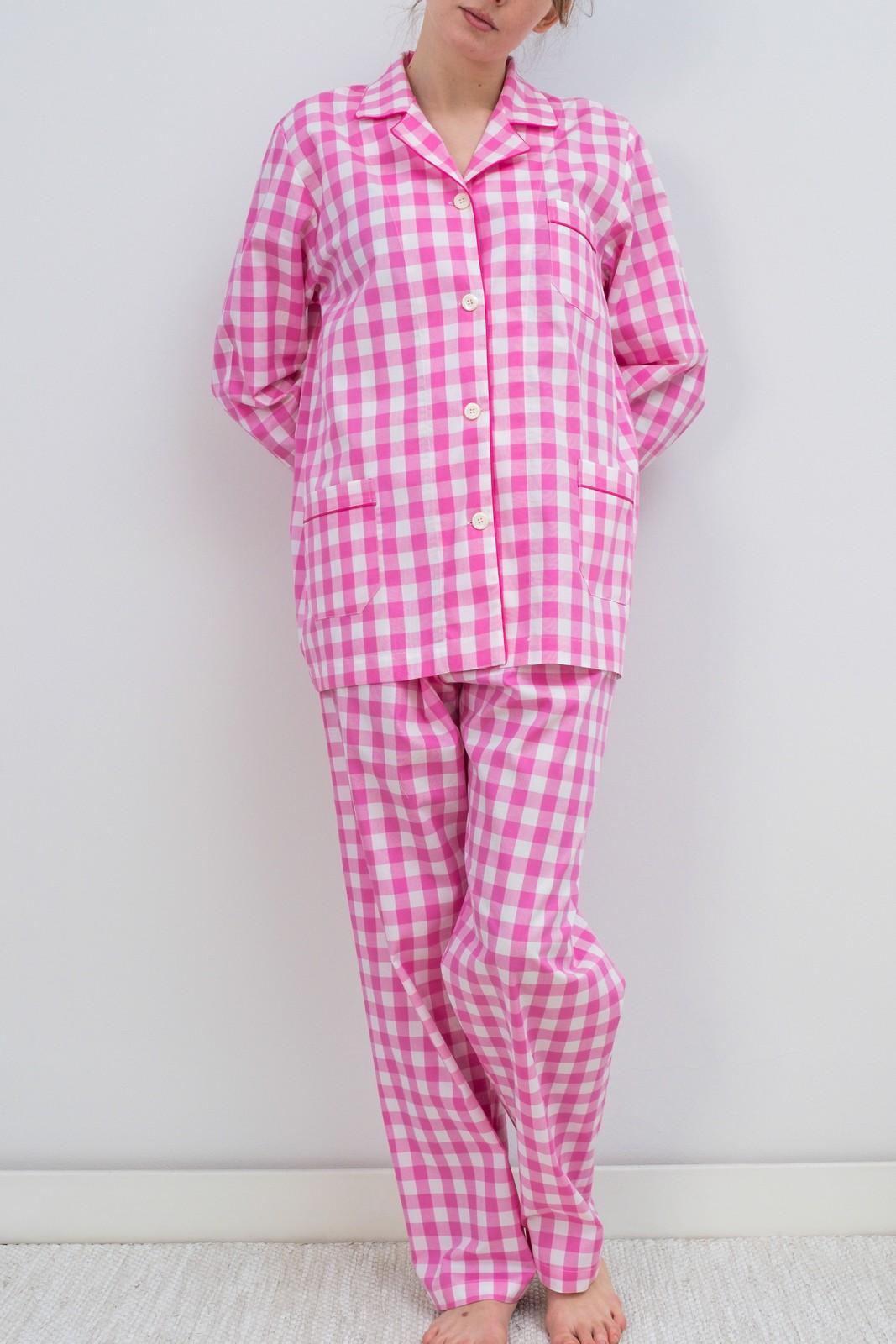 COMPLETO DONNA QUADRONE FRAGOLA PROFILO LAMPONE CODPQDR FRGLAM SILVIA SCALMANA 
