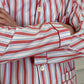 PIGIAMA UOMO RIGONE ROSSO PROFILO ROSSO COUPRGO ROSROS SILVIA SCALMANA 