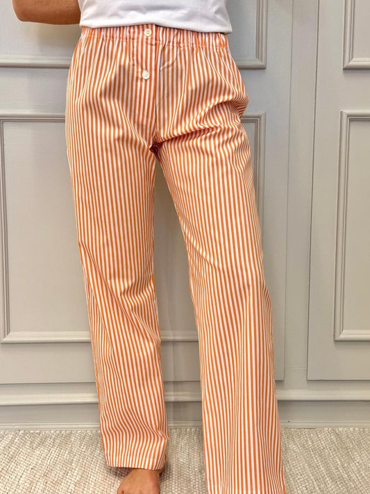 PANTALONI DONNA RIGA ARANCIONE PADPRIG ARA SILVIA SCALMANA 