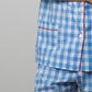 COMPLETO CORTO DONNA QUADRONE AZZURRO PROFILO ROSSO CCDPQDR AZZROS SILVIA SCALMANA 