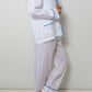 COMPLETO DONNA LINO UNITO BIANCO PROFILO BLUETTE CODIUNI BIABLU SILVIA SCALMANA 