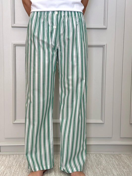 PANTALONI DONNA RIGONE VERDE PADPRGO VER SILVIA SCALMANA 