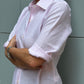 CAMICIA DONNA LINO ROSA
