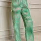 PANTALONI DONNA LINO QUADRO VERDE PADIQDR VER SILVIA SCALMANA 