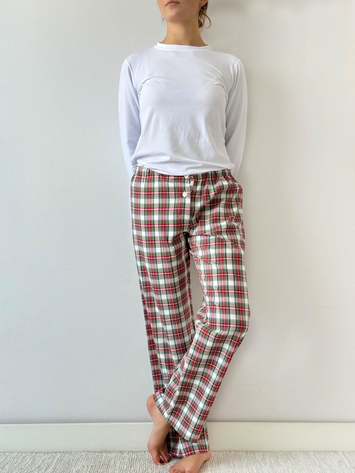 PANTALONI DONNA SCOZZESE CLASSICO PADFSCO NAT SILVIA SCALMANA 