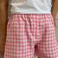 SHORTS DONNA LINO QUADRO FRAGOLA SHDIQDR FRG SILVIA SCALMANA 