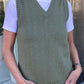 GILET COTONE DONNA ARMY GILTDC ARMY SILVIA SCALMANA 