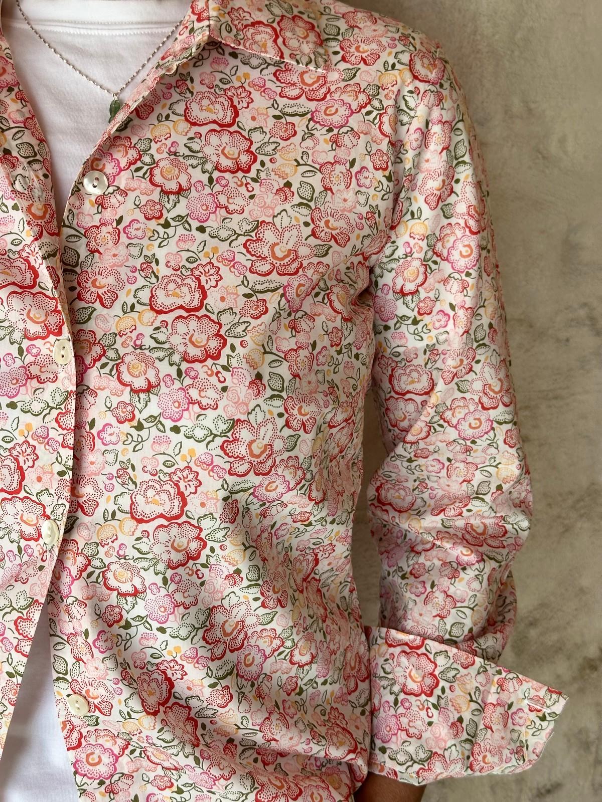 CAMICIA DONNA LIBERTY "BETSY DOT" ROSA CADL BETSYDOTROSA SILVIA SCALMANA 