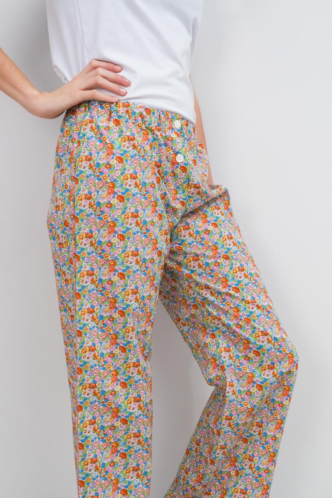 PANTALONI LIBERTY DONNA LEONTYNE DREAM PADL LEONTYNEDREAM SILVIA SCALMANA 