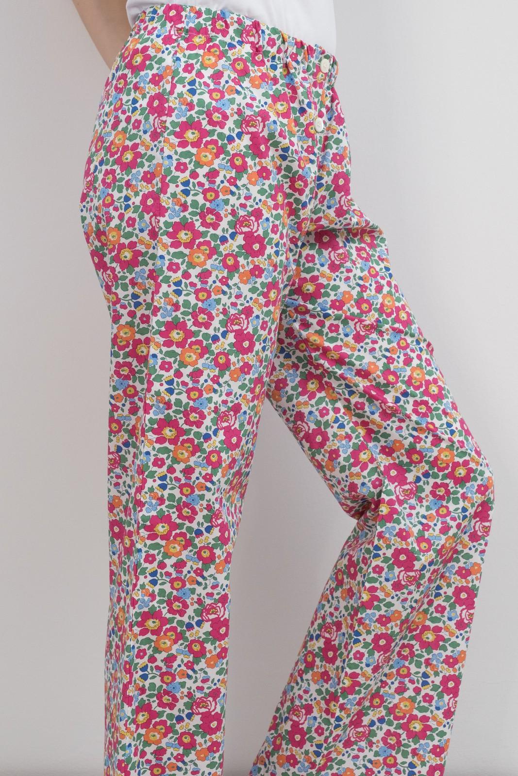 PANTALONI LIBERTY DONNA BETSY FUXIA PADL BETSYFUXIA SILVIA SCALMANA 