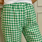 PANTALONI DONNA LINO QUADRO VERDE PADIQDR VER SILVIA SCALMANA 