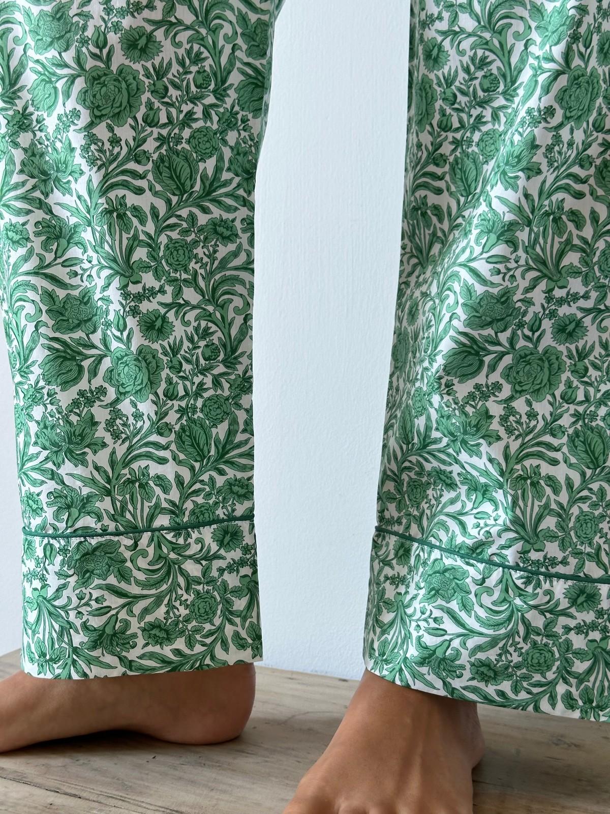 PIGIAMA LIBERTY DONNA "SAMBOURNE" VERDE CODL SAMBOURNEVERDE SILVIA SCALMANA 