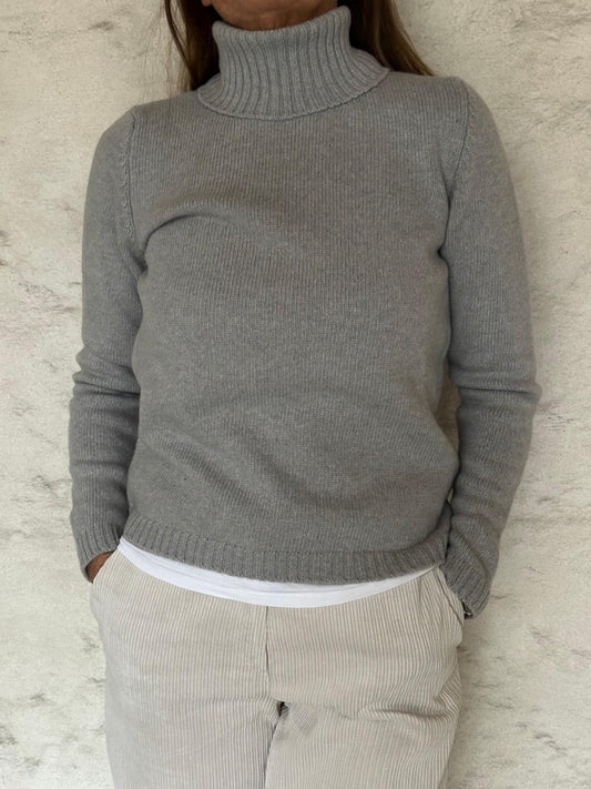 GOLF GIRO COLLO DONNA GRIGIO CALT GRIGIO SILVIA SCALMANA 