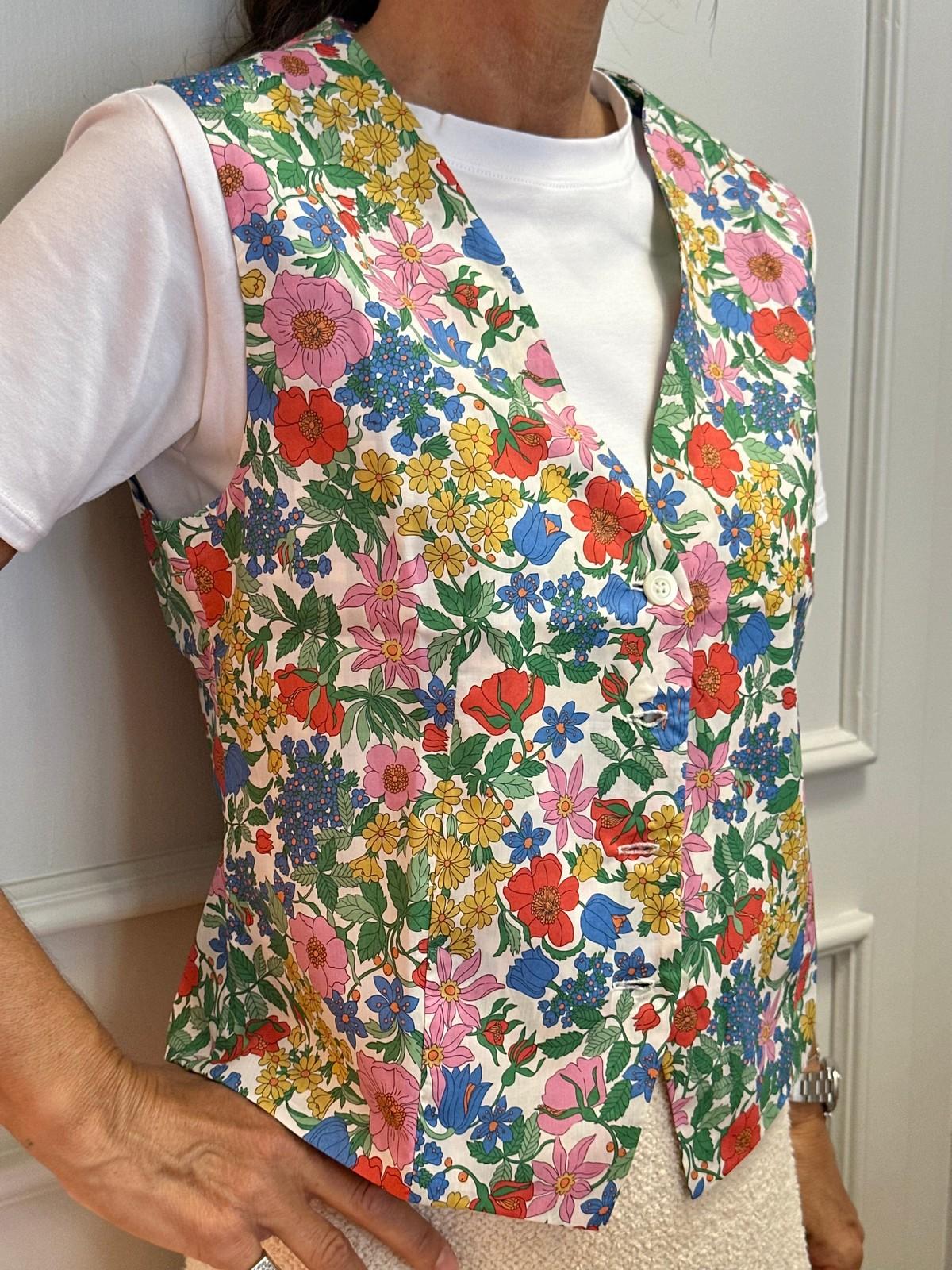 GILET LIBERTY DONNA "CLARABELL" GIDL CLARABELL SILVIA SCALMANA 