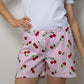 SHORTS DONNA RIGA FRAGOLA STAMPA CILIEGIE SHDPSTA CILIEGIA SILVIA SCALMANA 