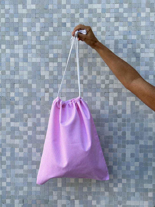 PINK PICTURE KINDERGARTEN BAG
