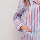 COMPLETO DONNA RIGA FONDO AZZURRO/ROSSO PROFILO ROSSO CODPRFO AZZROSS SILVIA SCALMANA 