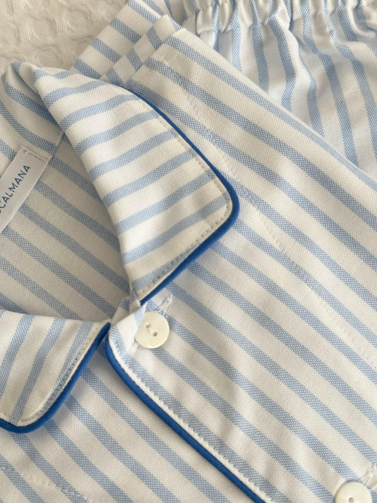 COMPLETO BIMBO BASTONCINO AZZURRO PROFILO AZZURRO COBFBAS AZZAZO SILVIA SCALMANA 