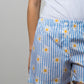 SHORTS DONNA RIGA AZZURRA STAMPA MARGHERITE SHDPSTA MARGHE SILVIA SCALMANA 