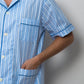 COMPLETO CORTO UOMO RIGONE AZZURRO PROFILO AZZURRO CCUPRGO AZZAZZ SILVIA SCALMANA 