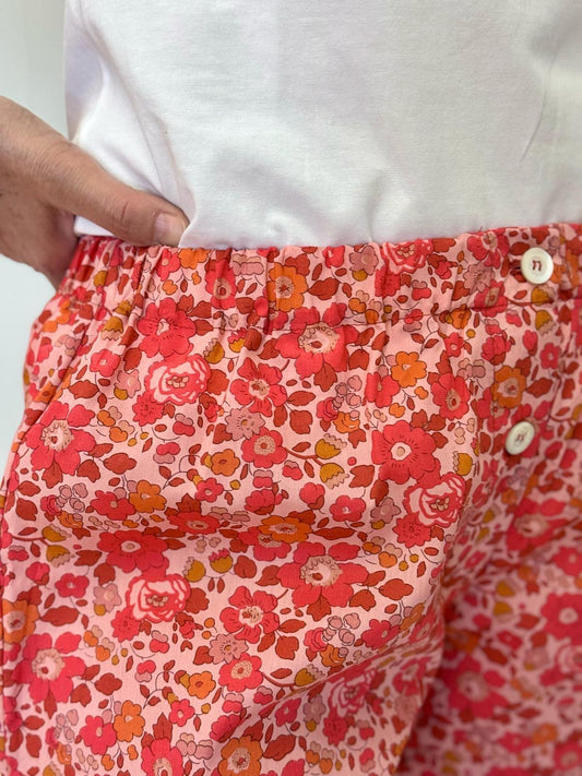 SHORTS LIBERTY DONNA "BETSY" ROSSO SHDL BETSYROSSO SILVIA SCALMANA 