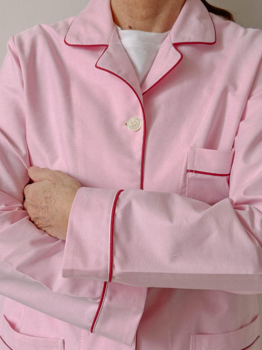 COMPLETO DONNA OXFORD ROSA PROFILO BORDEAUX CODOUNI RSABRD SILVIA SCALMANA 