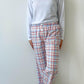 PANTALONI DONNA SCOZZESE AZZURRO/ROSSO PADFSCO AZZ SILVIA SCALMANA 