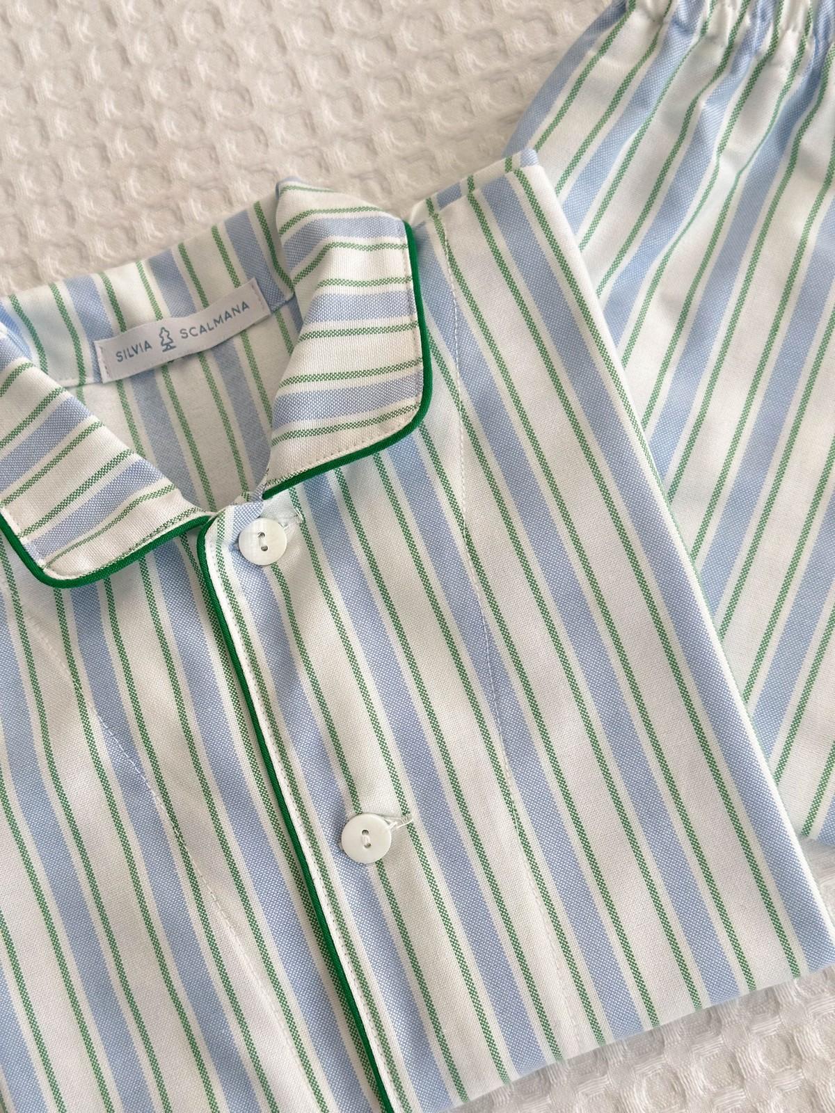 COMPLETO BIMBO RIGONE AZZURRO/VERDE COBFRGO VAZVER SILVIA SCALMANA 