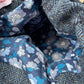 SECCHIELLO IN TWEED SPIGATO "BLU"
