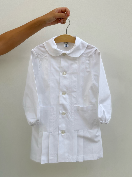 WHITE KINDERGARTEN APRON