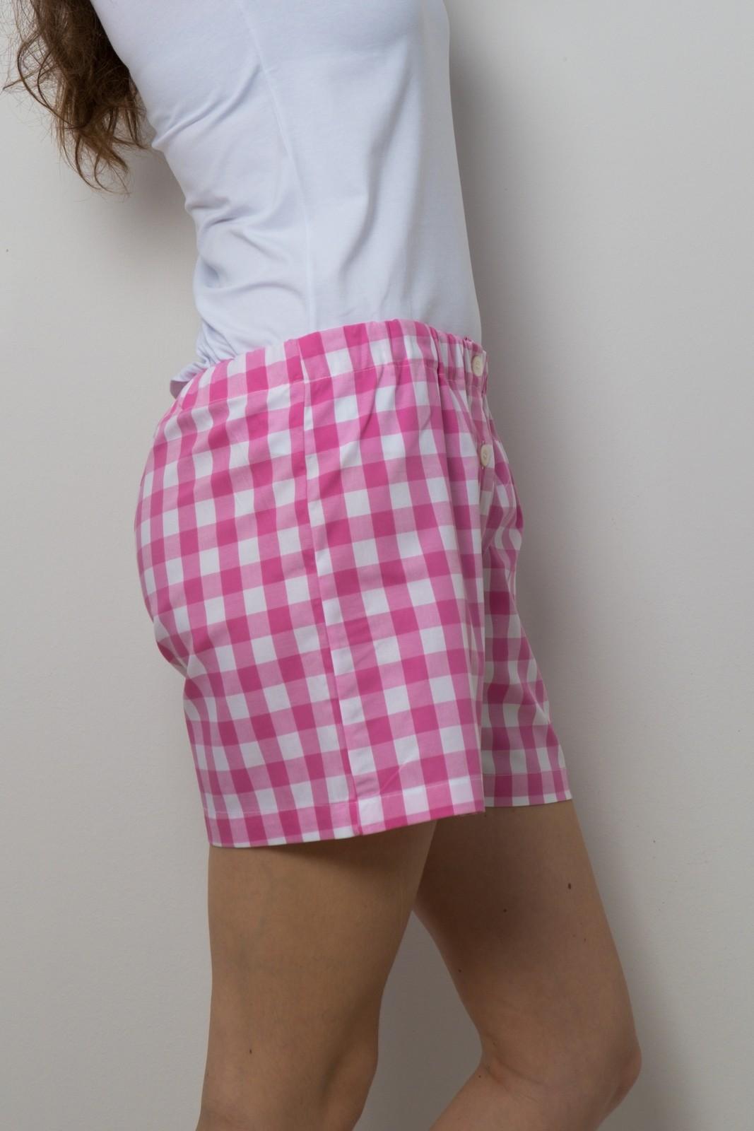 SHORTS DONNA QUADRONE FRAGOLA SHDPQDR FRG SILVIA SCALMANA 