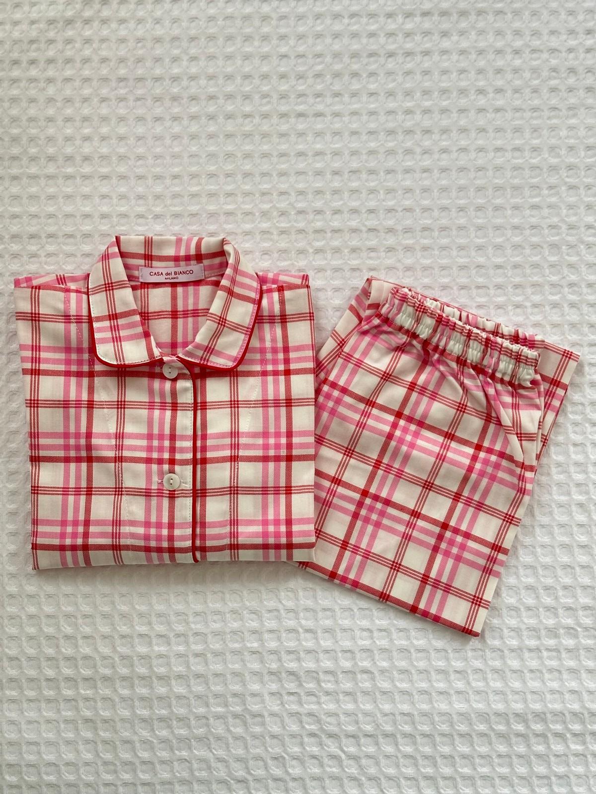 COMPLETO BIMBO SCOZZESE FRAGOLA/ROSSO COBFSCO FRGROS SILVIA SCALMANA 