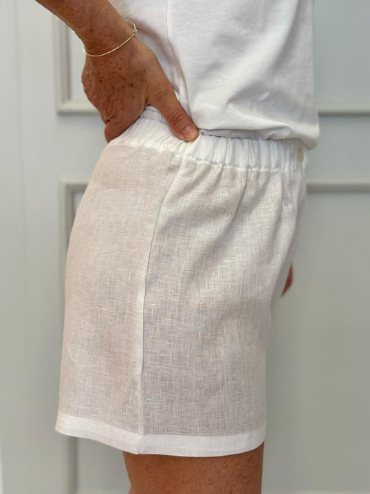 SHORTS DONNA LINO BIANCO SHDIUNI BIA SILVIA SCALMANA 