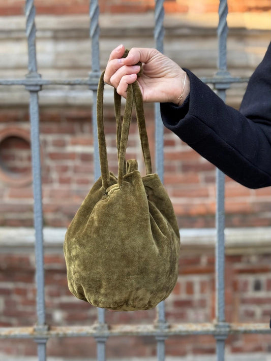 SECCHIELLO IN VELLUTO "KHAKI"