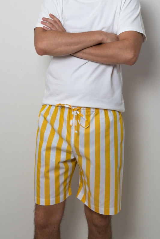 PANTALONE CORTO UOMO TAGLIATELLA GIALLA PCUPTAG GIA SILVIA SCALMANA 