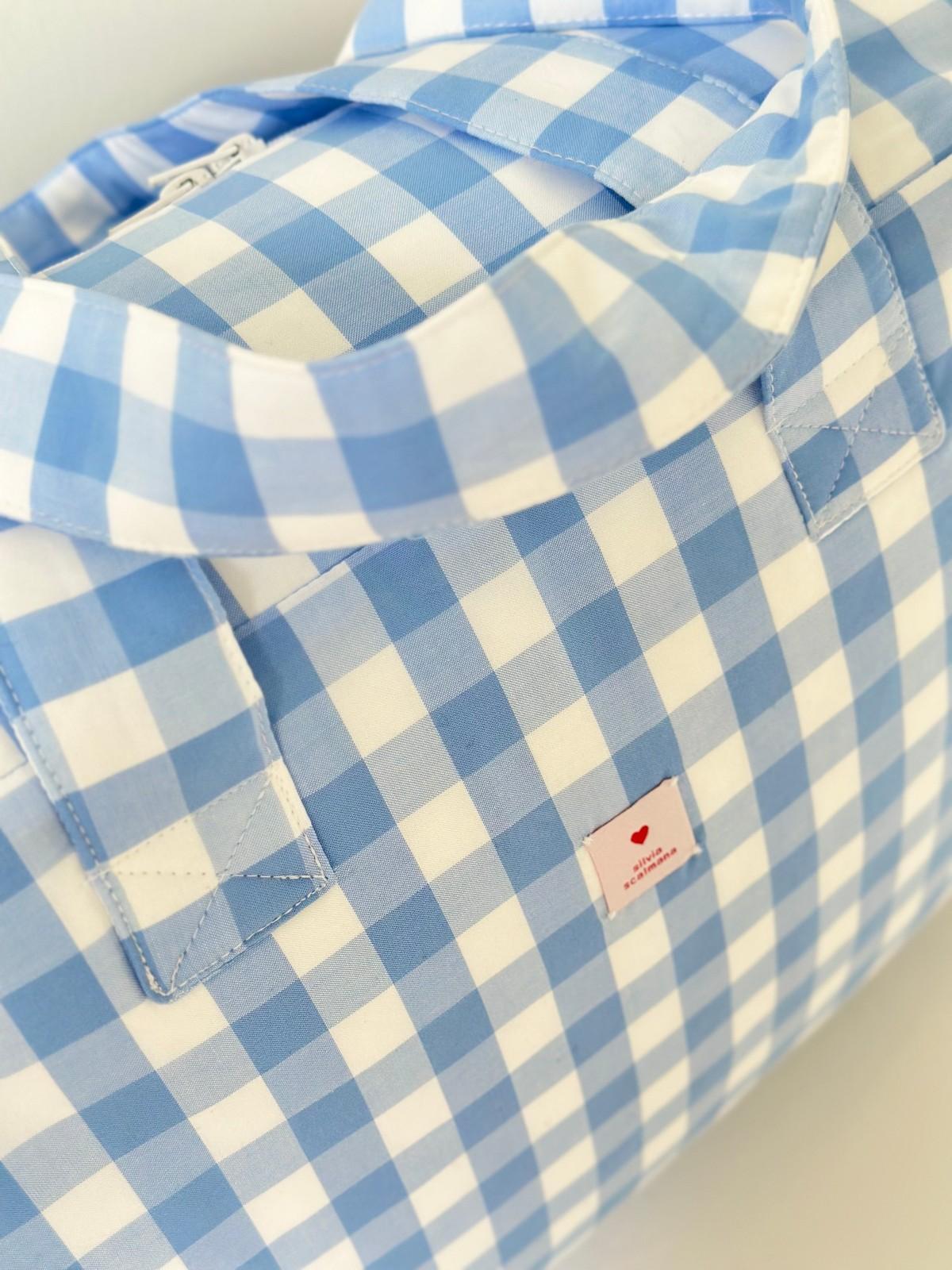 VALIGIA QUADRONE AZZURRO VANPQDR AZZ SILVIA SCALMANA 