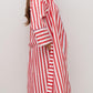 KIMONO TAGLIATELLA ROSSA PROFILO AZZURRO KIDPTAG ROSAZZ SILVIA SCALMANA 