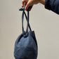 SECCHIELLO IN TWEED SPIGATO "BLU"