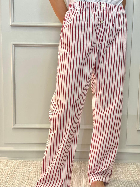 PANTALONI DONNA RIGA ROSSA PADPRIG ROS SILVIA SCALMANA 